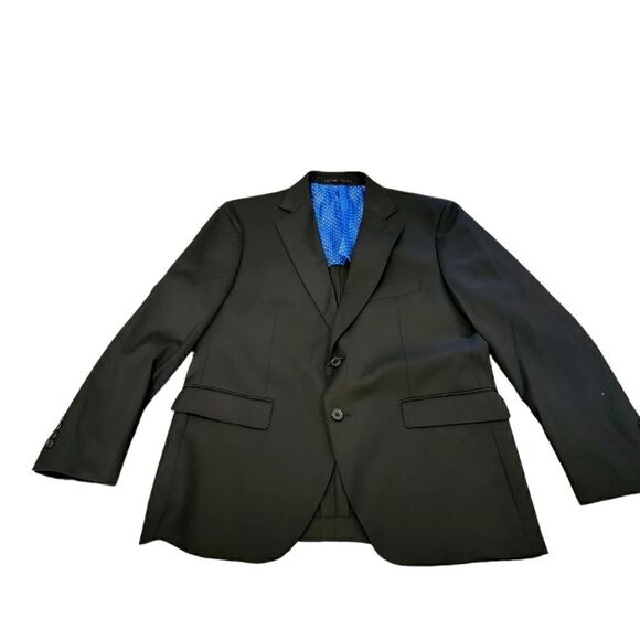 NWT Alton Lane 44R Blazer Suit Jacket Black Tailored Fit 3-Pocket - Picture 1 of 4